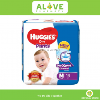 HUGGIES DRY PANTS REG M 14S