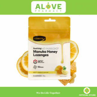 Comvita Manuka Honey Drops Lemon & Honey 12'S