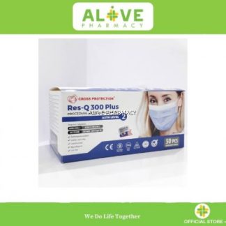 CROSS PROTECTION RES-Q 300PLUS ASTM LEVEL 2 3PLY MEDICAL FACE MASK (ADULT)