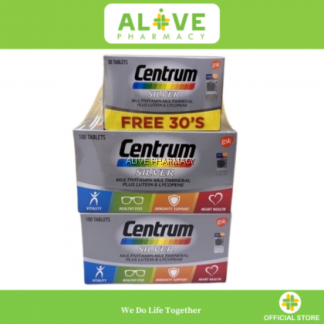 CENTRUM SILVER MVM 100'S+100'S+30'S TAB