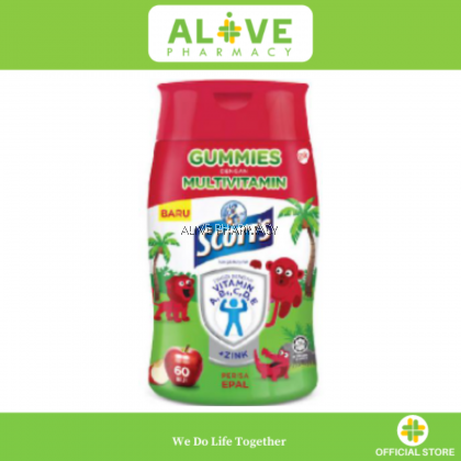 SCOTTS MULTIVIT GUMMIES APPLE 60S