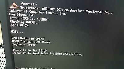 Industrial Computer Source SB586T Rev. B 586TS-0456 SBC SCSI on board P54C