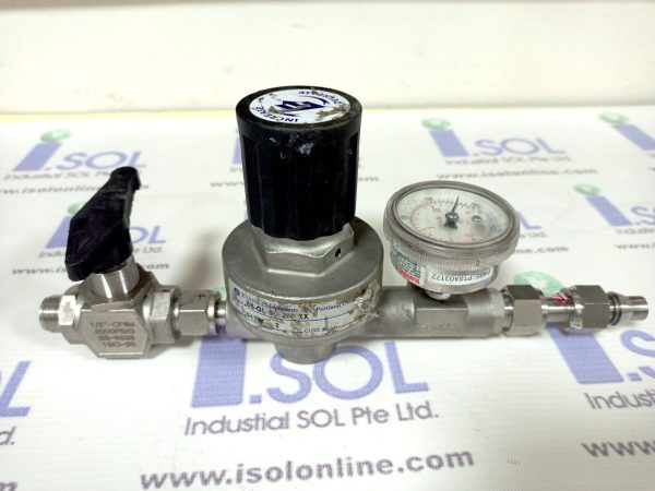 Evans SS-GL-8C-200-XX High Flow Diaphragm 2000PSIG 1/2-CF8M Regulator Valve