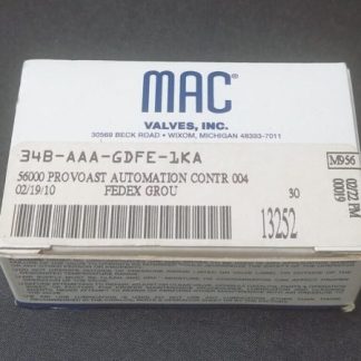 MAC 34B-AAA-GDFE-1KA 56000 provoast automation control 004 MAC valves Inc. New