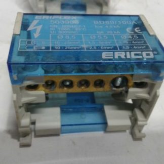 Eriflex 563900 80/100A 2 Pole Distribution Block EN 60947-7-1