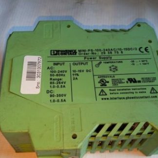 Phoenix Contact Mini Power MINI-PS-100-240AC/10-15DC/2 2938756 ac/dc converter