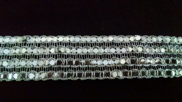 new Design Gotta 4yrd lace trim bridal wedding lace trim 4 line sequins