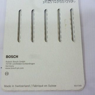 New Bosch T111C HCS 4-Inch 8-Tooth Jig Saw Blade 5-Pack AEG Black&Decker Hitachi