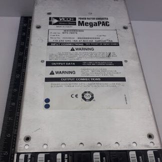 Vicor MegaPAC MP4-76579 industrial power supply 10-130138-01 Rev. a1