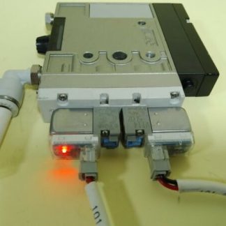 SMC ZM071H-K5LZ Vacuum Generator With 2x V114-5L0Z Solenoid Valve