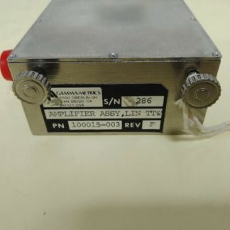 gamma-metrics 100015-003 Rev. F amplifier assy. 100016 Rev. C New