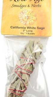 White Sage Smudge Stick 3" - 5"