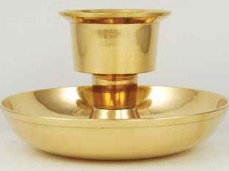 Brass Taper And Pillar Candle Holder