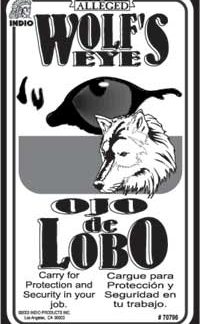 Wolf's Eye In Envelope