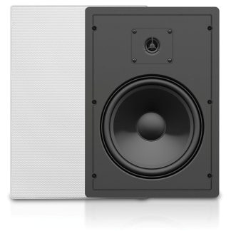 Atlas Sound IWM820 8 inch 2-Way 65W RMS 8 Ohm In-Wall Speaker (Pair, Black)