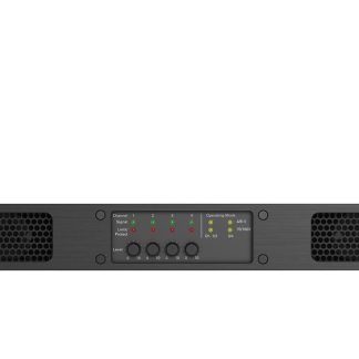 Atlas Sound DPA804 800-Watt Networkable 4-Channel Power Amplifier with Optional Dante™ Network Audio