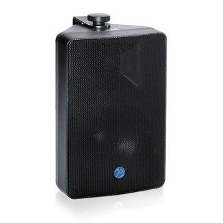 Atlas Sound SM52T-B 5 1/4" 2-Way Weather Resistant Speaker (Pair, Black)