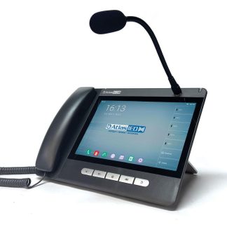 Atlas Sound IP-CONSOLE-GH PoE IP Console with Gooseneck Mic and Handset