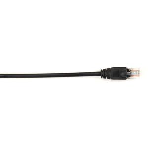 Black Box CAT6PC-003-BK 3FT BK CAT6 250MHZ ETHERNET PATCH CABLE UTP PVC