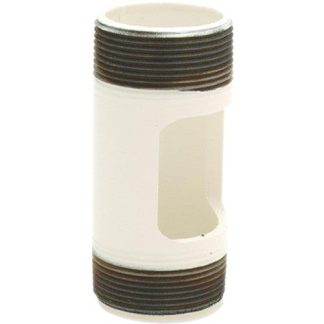 Premier Mounts PWH-6W 6" Pipe w/Cable Routing Outlet (White)