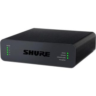 Shure ANI4OUT-XLR-TA 4-Channel Dante Mic/Line Audio Network Interface Unit (XLR Outputs) (TAA-Compliant)