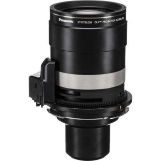 Panasonic ET-D75LE30 2.4 – 4.7:1 for PT-DZ21K2U (16:10 aspect ratio) / 2.6 – 5.1:1 for PT-DS20K2U (4:3 aspect ratio) / 2.7– 5.2:1 for PT-DW17K2U (16:9 aspect ratio)