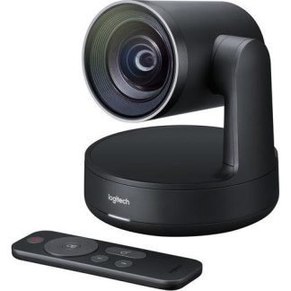 Logitech Rally 4K Camera PTZ with Ultra HD Imaging System, Automatic Camera Control, 15x Zoom Lens