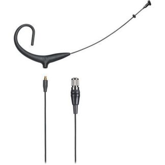 Audio-Technica BP894xcH MicroSet Cardioid Condenser Headworn Microphone and Detachable Cable (Black, 4-Pin Hirose cH-Style)