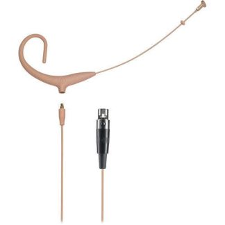 Audio-Technica BP894xCT4-TH MicroSet Cardioid Condenser Headworn Microphone and Detachable Cable (Beige, TA4F)