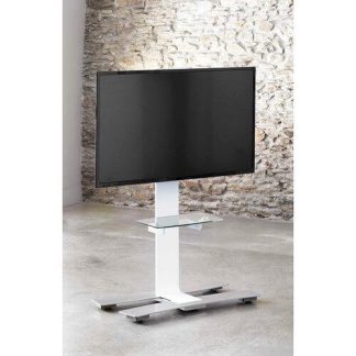 Salamander Designs Acadia Mobile Stand, X-Large Fixed Height, 600W Vesa (White)