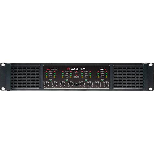 ASHLY MA500.8 8-Channel Multi-Mode Power Amplifier, 8x500W at 2/4/8 Ohms and 70V/25V