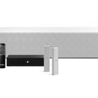 K-Array Azimut KAMUT2LW II Professional sound system composed of 2 KZ14W I + 1 KU44W-2 + 1 KA02  I + 1 K-REMUCTRL (White)