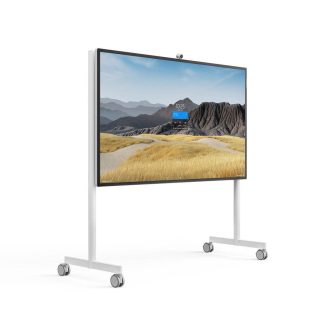 Steelcase Roam Collection - Cart - for interactive whiteboard - artic white for Microsoft Surface Hub 2S 85"
