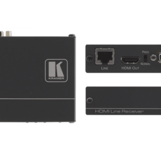Kramer TP-580Rxr 4K60 4:2:0 HDMI HDCP 2.2 Receiver with RS–232 & IR Over Extended–Reach HDBaseT
