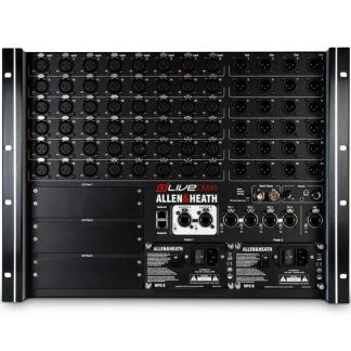 Allen & Heath AH-DLIVE-DM48 dLive S Class MixRack 48x24 I/O, 128 x 64 FPGA, 3 option I/O, ME-1 port, Dual DX Expander Link, Hot Swap PSU