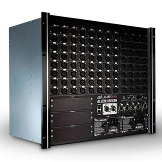 Allen & Heath AH-DLIVE-DM64 dLive S Class MixRack 64x32 I/O, 128 x 64 FPGA, 3 option I/O, ME-1 port, Dual DX Expander Link, Hot Swap PSU
