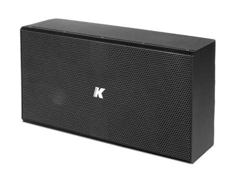K-Array Rumble KU26 Ultra-slim, 8/32O stainless steel passive subwoofer with 2x6" cones (Black)