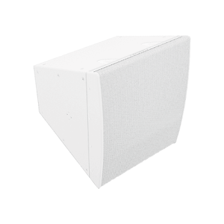 Biamp Community LVH-909WR/AS Large Format, High Output, Horn Loaded 4 x 12-inch 3-Way, Variable Vertical Dispersion x 90 Horizontal with Active Standard (Weather-Resistant, White) - 911170