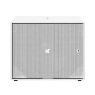 K-Array Thunder KS3W I Ultra-light, Self-Powered single 21” subwoofer with DSP and power outputs (White)