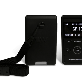 Williams Sound CCS 061 BK Silicone skins with lanyard (Black)