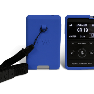 Williams Sound CCS 061 BL Silicone skins with lanyard (Blue)