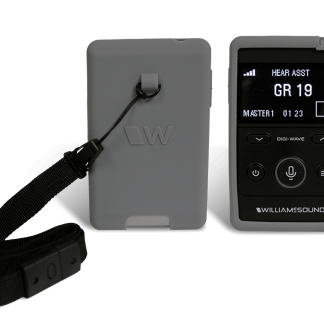 Williams Sound CCS 061 GR Silicone skins with lanyard (Gray)