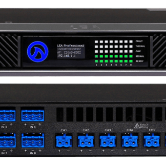 Lea Professional CONNECT 168D CS168D 8-Channel Amplifiers with Dante