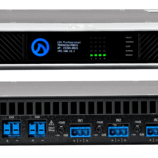Lea Professional CONNECT 704D CS704D 4-Channel Amplifiers with Dante