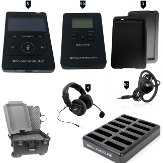 Williams Sound DWS INT 5 400 ALK Digi-Wave 400 Interpretation System