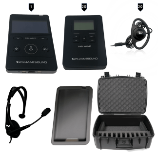 Williams Sound DWS TGS 20 400 ALK Digi-Wave 400 Series Tour Guide System