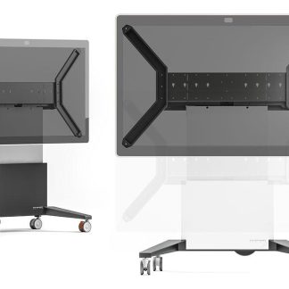 Salamander Cisco® Webex Board 70″ Electric Lift Mobile Display Stand, Gray