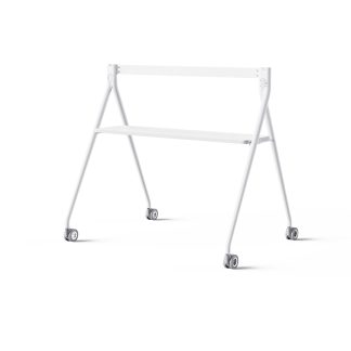 Yealink FloorStand with Tray for Meeting Board 65, White - MBFLOORSTAND650T/WHITE