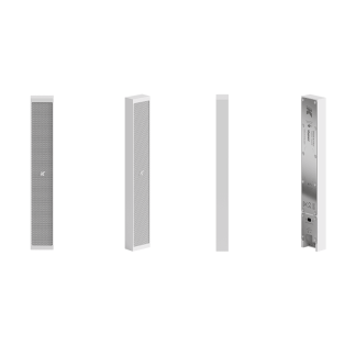 K-Array Vyper KV25W II Ultra-flat, 25cm-long, aluminum line array element with 4x1" cones (White)