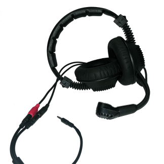 Williams Sound MIC 168 Heavy-duty, Dual-muff Headset Microphone